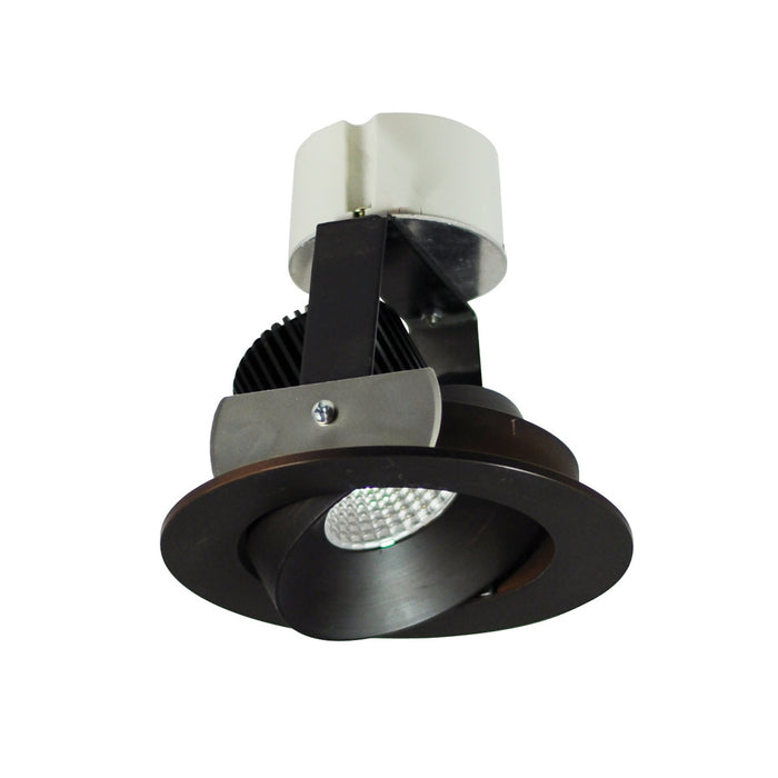 Nora Lighting NIR-4RCCDXBZ 4" Retrofit Round Reg Cone Adj, Bronze Reflector / Bronze Flange