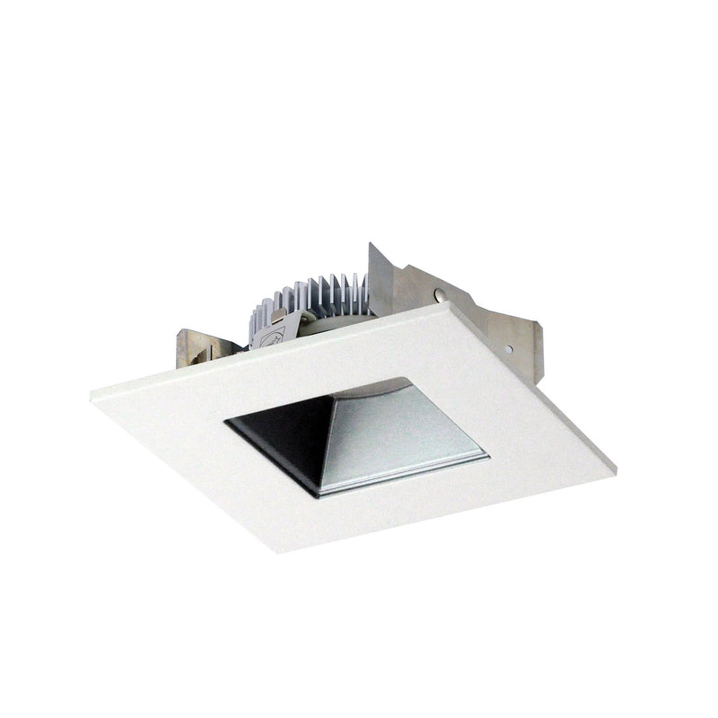 Nora Lighting NLCBS-4568535HZW 4" Shallow Hl Sq Regres, Haze / White