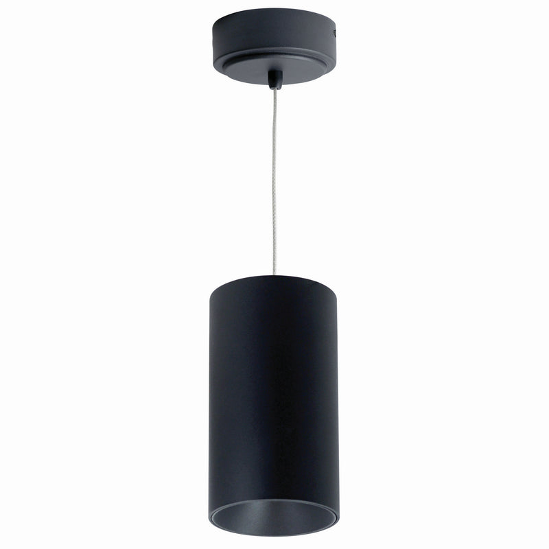 Nora Lighting NYLM-3C30XBBLE4 25W Ilene Cyl Pendant 60/38/25, Black