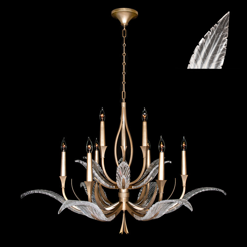 Fine Art 893640-21ST Nine Light Chandelier, Gold