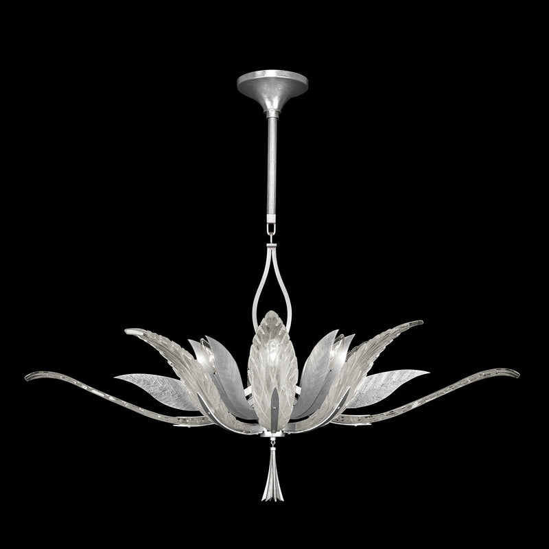 Fine Art 893740-11ST Eight Light Pendant, Silver