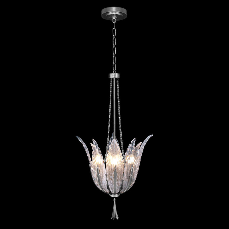 Fine Art 893940-1ST Four Light Pendant, Silver