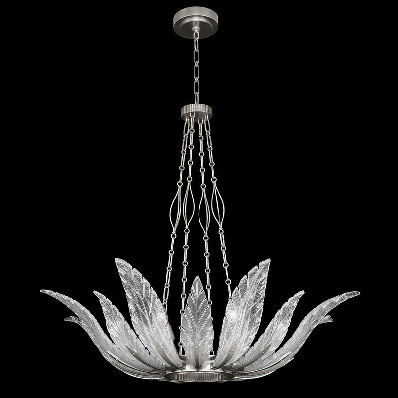 Fine Art 894040-11ST Eight Light Pendant, Silver