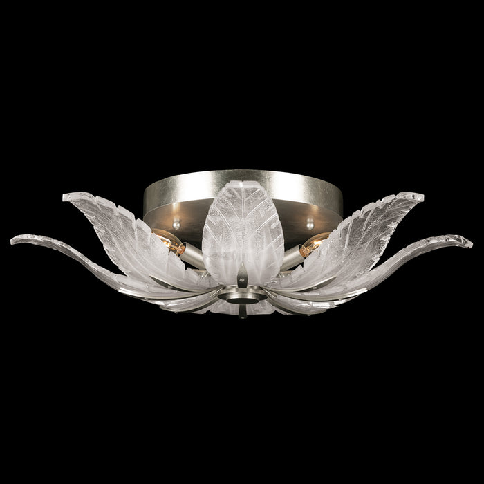 Fine Art 894140-11ST Four Light Flush Mount, Silver