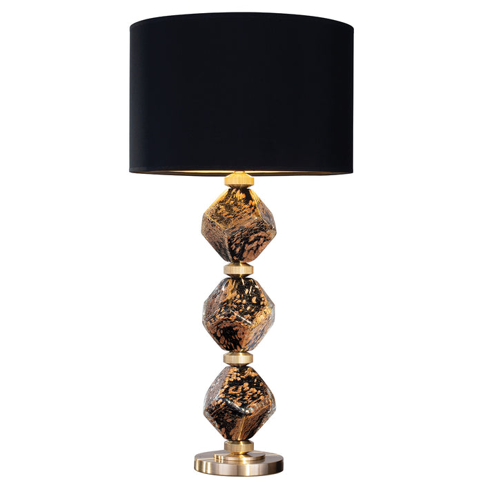Fine Art 900010-33ST One Light Table Lamp, Black