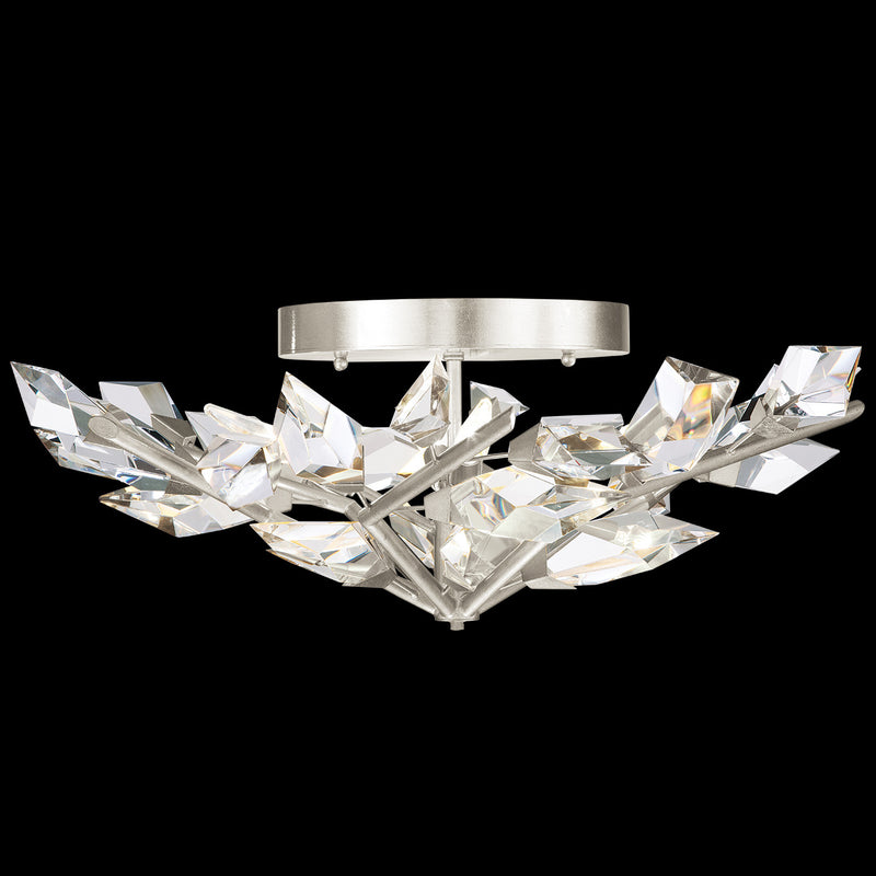 Fine Art 908740-1ST Four Light Semi-Flush Mount, Silver