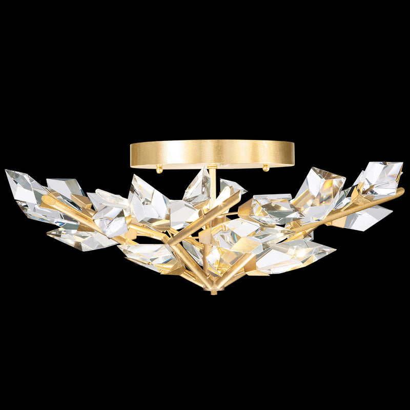 Fine Art 908740-2ST Four Light Semi-Flush Mount, Gold