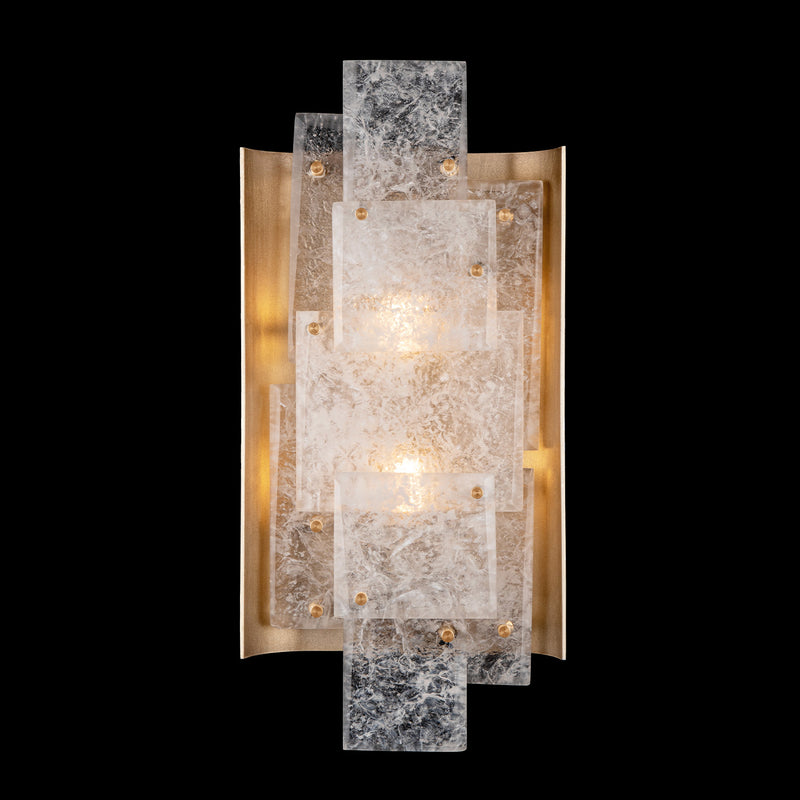 Fine Art 910850-2ST Two Light Wall Sconce, Gold