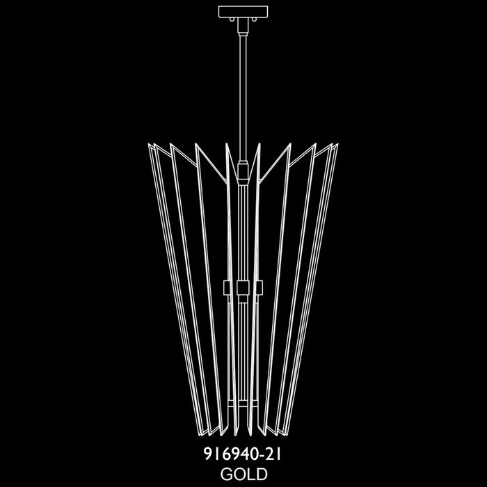 Fine Art 916940-21ST LED Pendant, Gold