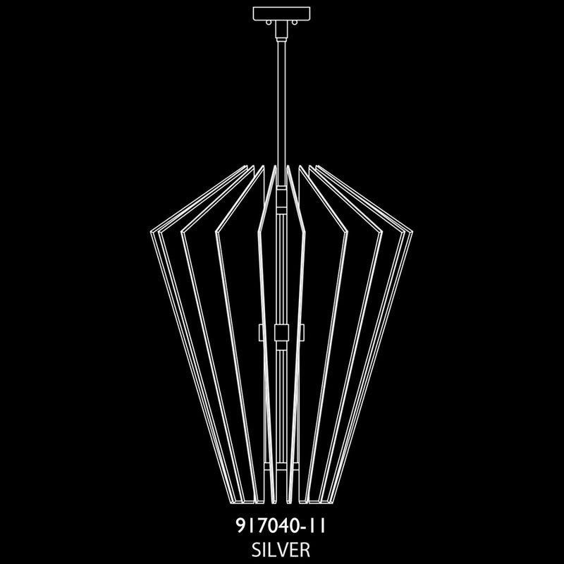 Fine Art 917040-11ST LED Pendant, Silver