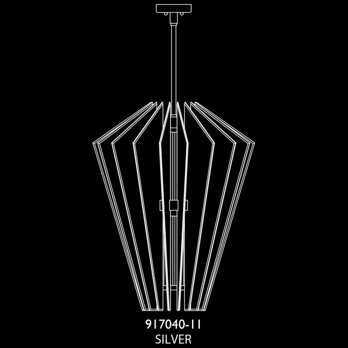 Fine Art 917040-11ST LED Pendant, Silver