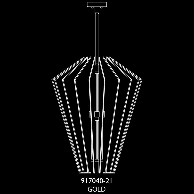 Fine Art 917040-21ST LED Pendant, Gold