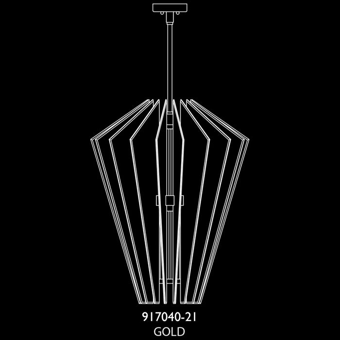 Fine Art 917040-21ST LED Pendant, Gold