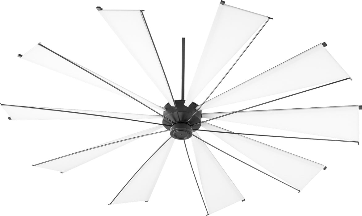 Quorum 69210-69 92" Ceiling Fan, Noir