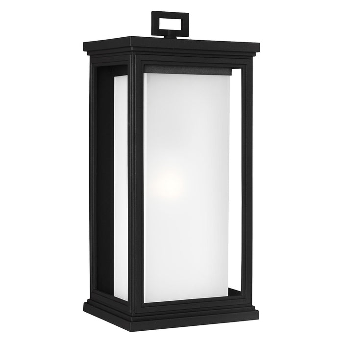 Generation Lighting OL12902TXB One Light Outdoor Wall Lantern, Textured Black