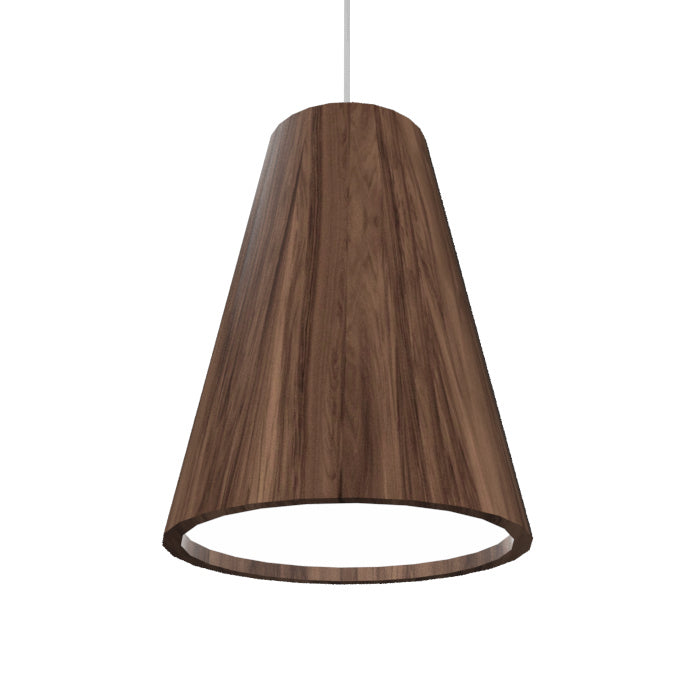 Accord Lighting 1130.18 One Light Pendant, American Walnut