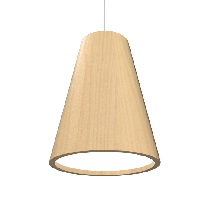 Accord Lighting 1130.34 One Light Pendant, Maple