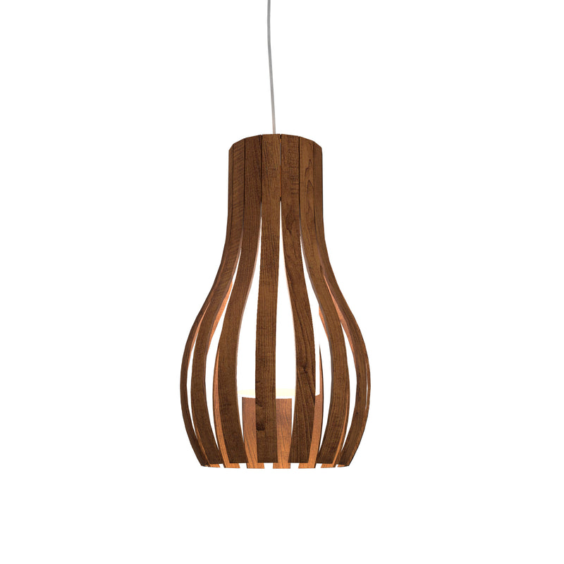 Accord Lighting 1153.06 One Light Pendant, Imbuia