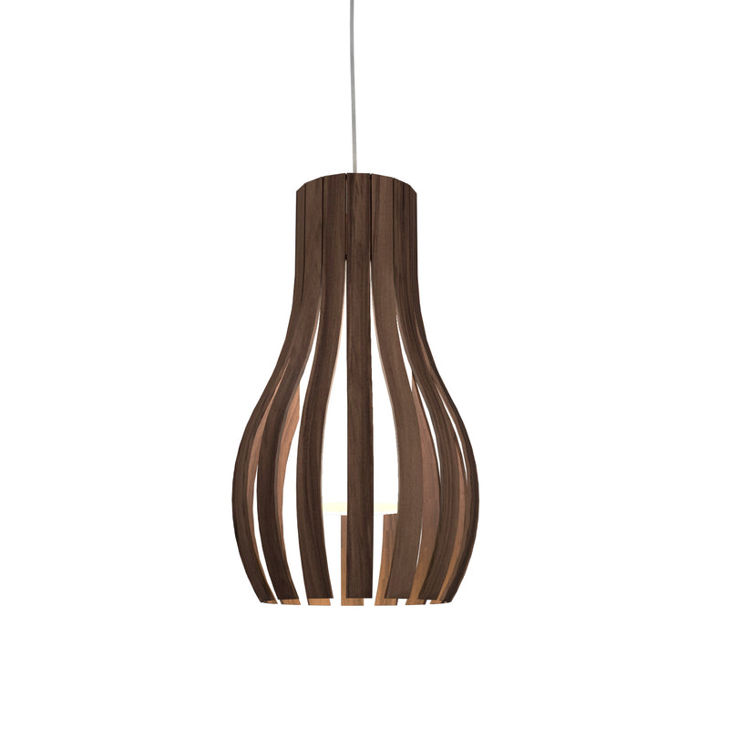 Accord Lighting 1153.18 One Light Pendant, American Walnut