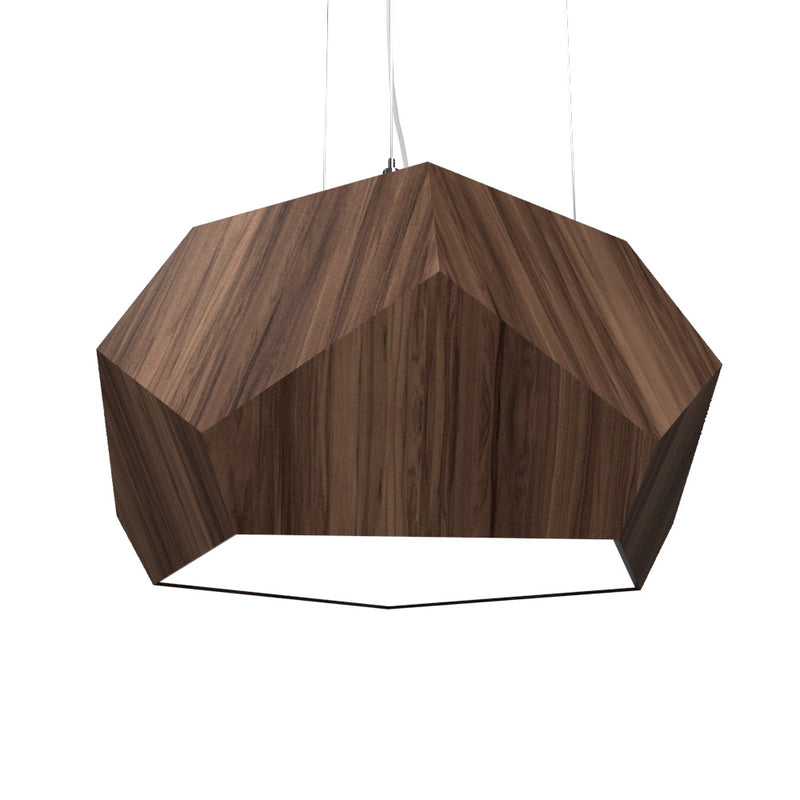 Accord Lighting 1226.18 One Light Pendant, American Walnut