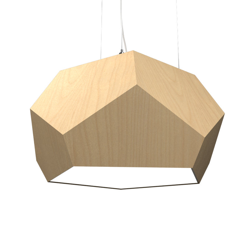 Accord Lighting 1226.34 One Light Pendant, Maple