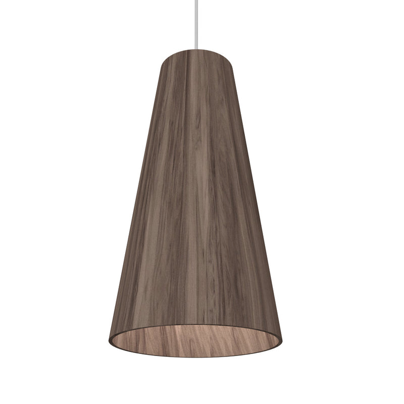 Accord Lighting 1233.18 One Light Pendant, American Walnut
