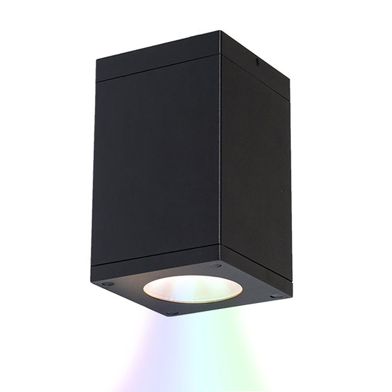 W.A.C. Lighting DC-CD05-F-CC-BK LED Flush Mount, Black