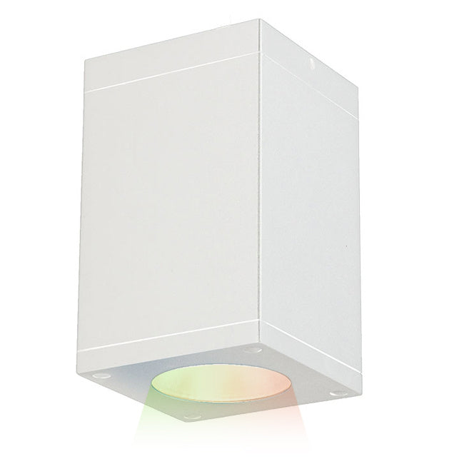 W.A.C. Lighting DC-CD05-N-CC-WT LED Flush Mount, White