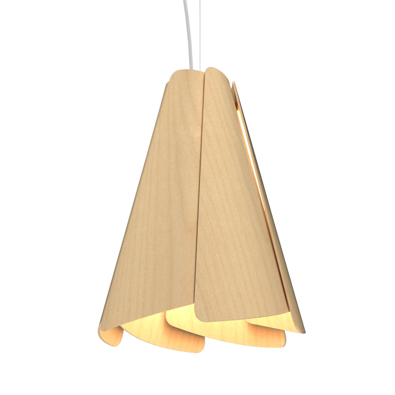 Accord Lighting 1363.34 One Light Pendant, Maple