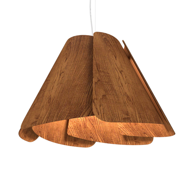 Accord Lighting 1364.06 One Light Pendant, Imbuia