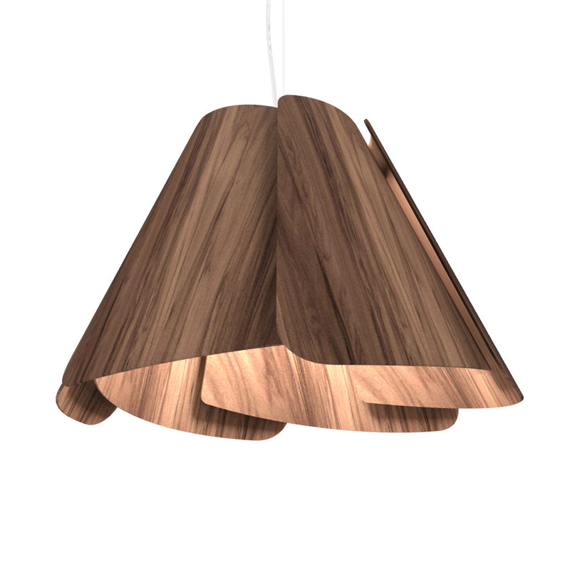 Accord Lighting 1364.18 One Light Pendant, American Walnut
