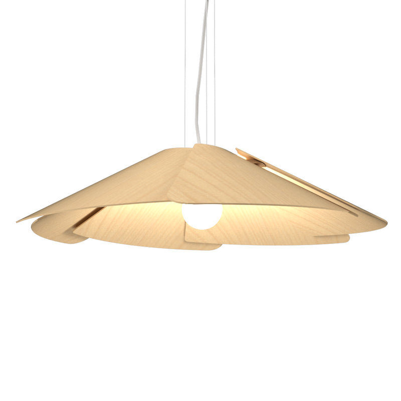 Accord Lighting 1365.34 One Light Pendant, Maple