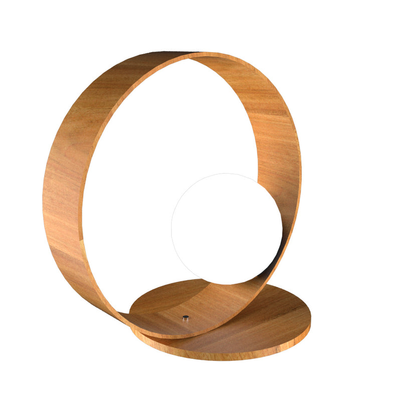 Accord Lighting 141.09 One Light Table Lamp, Louro Freijo