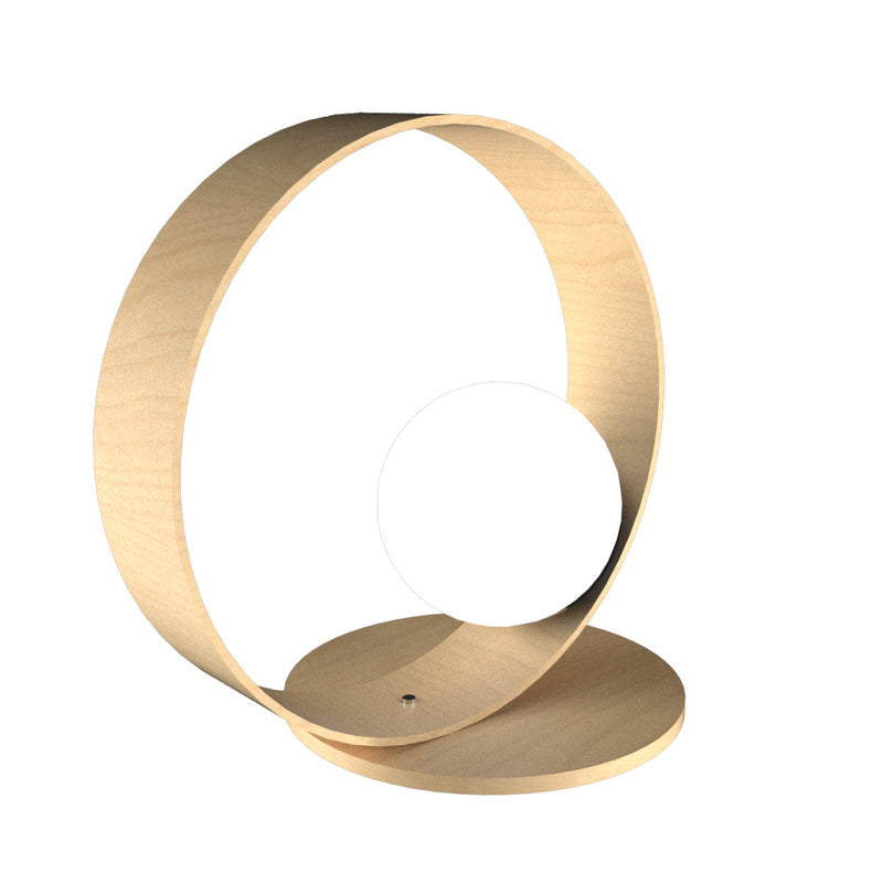 Accord Lighting 141.34 One Light Table Lamp, Maple