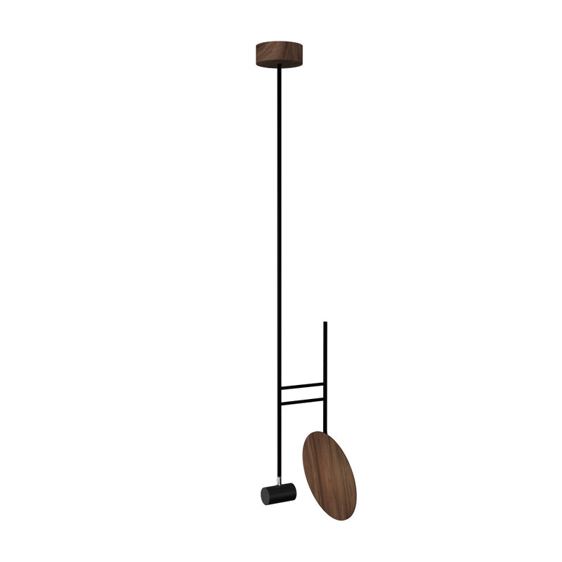 Accord Lighting 1418.18 One Light Pendant, American Walnut