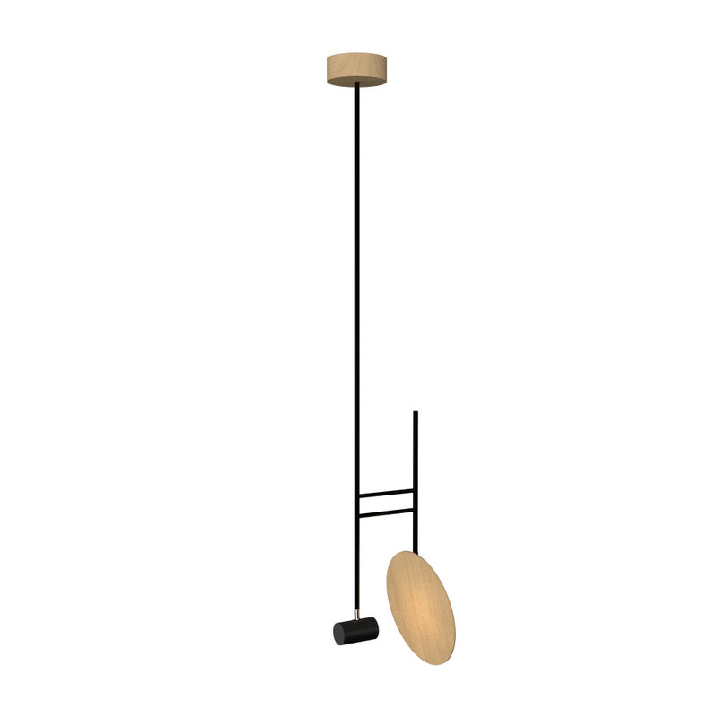 Accord Lighting 1418.34 One Light Pendant, Maple