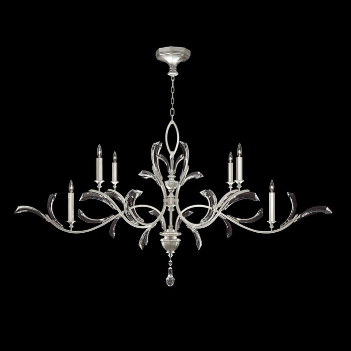 Fine Art 700840-SF4 Six Light Chandelier, Silver