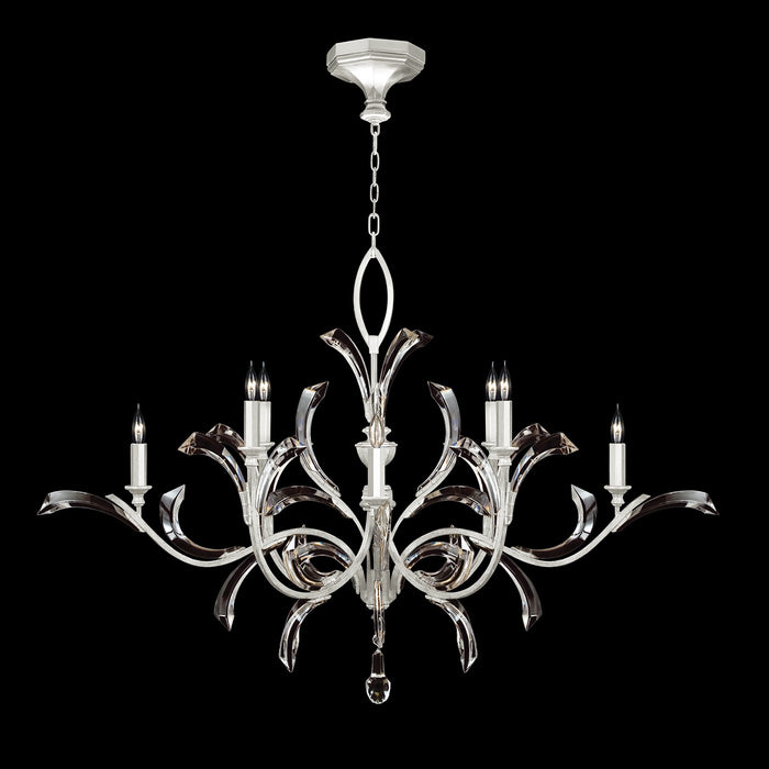Fine Art 701240-SF4 Eight Light Chandelier, Silver