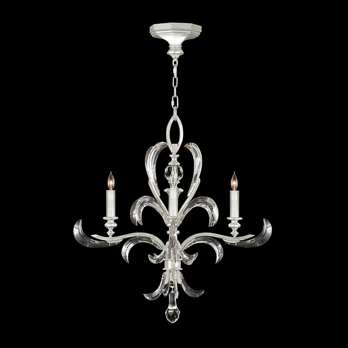Fine Art 701540-SF4 Four Light Chandelier, Silver
