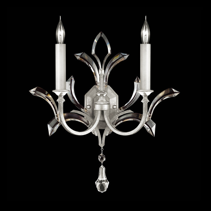 Fine Art 701850-SF4 Two Light Wall Sconce, Silver