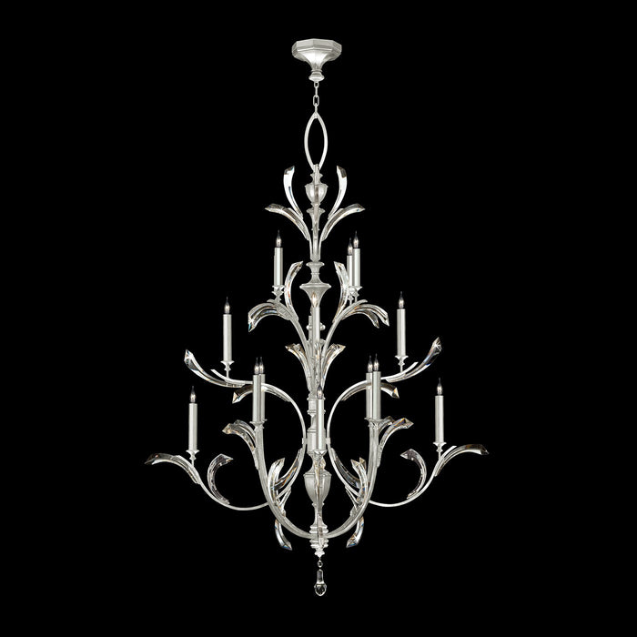 Fine Art 702040-SF4 16 Light Chandelier, Silver