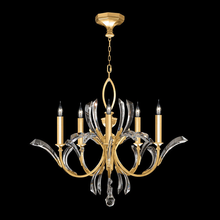 Fine Art 702240-SF3 Five Light Chandelier, Gold