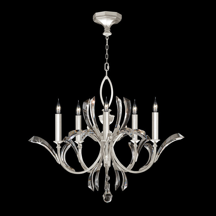 Fine Art 702240-SF4 Five Light Chandelier, Silver