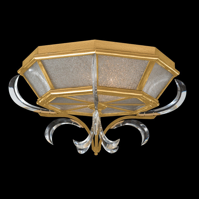 Fine Art 704240-SF3 Two Light Flush Mount, Gold