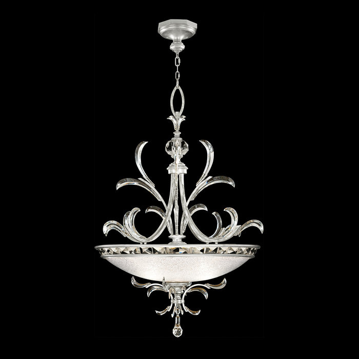 Fine Art 704440-SF4 Three Light Pendant, Silver