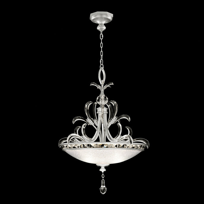 Fine Art 704540-SF4 Three Light Pendant, Silver