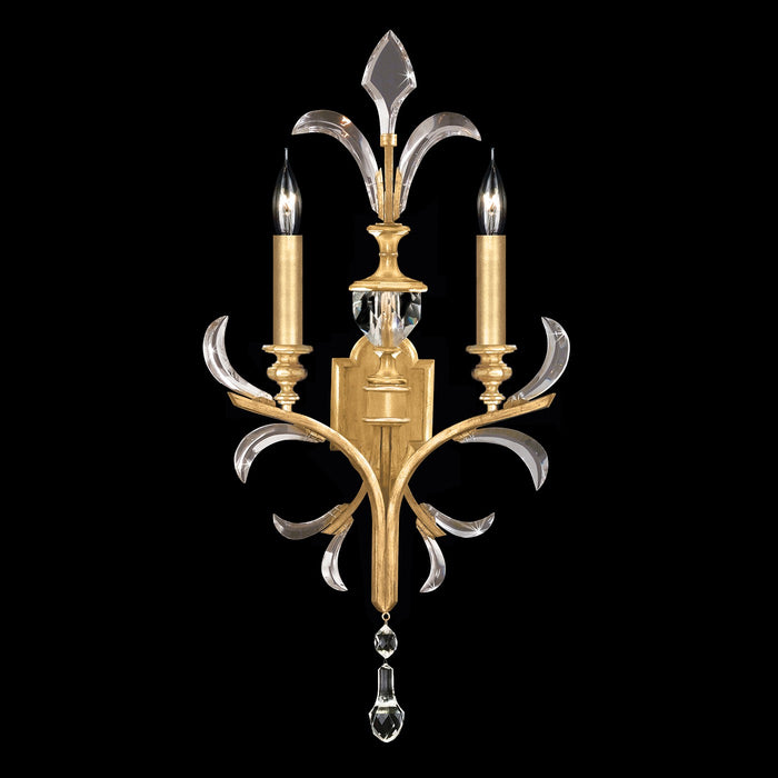 Fine Art 704850-SF3 Two Light Wall Sconce, Gold