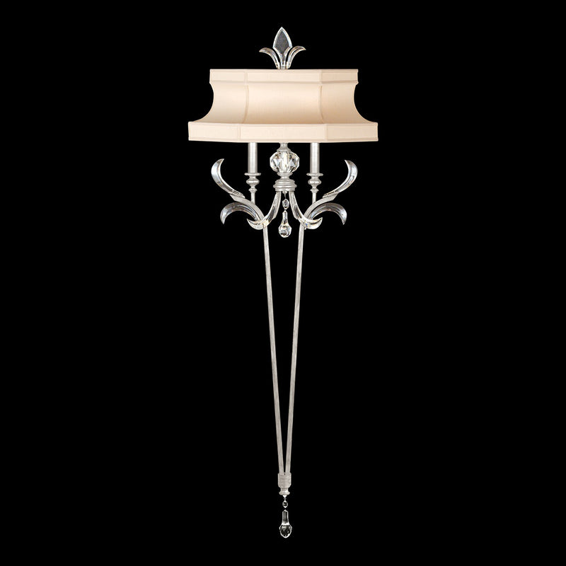 Fine Art 706950-SF4 Two Light Wall Sconce, Silver