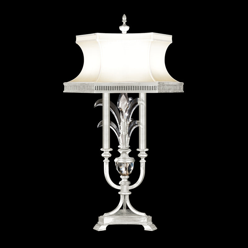 Fine Art 738210-SF4 Three Light Table Lamp, Silver