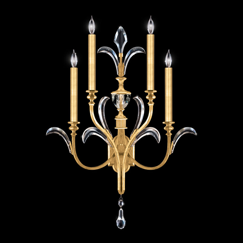Fine Art 738650-SF3 Four Light Wall Sconce, Gold